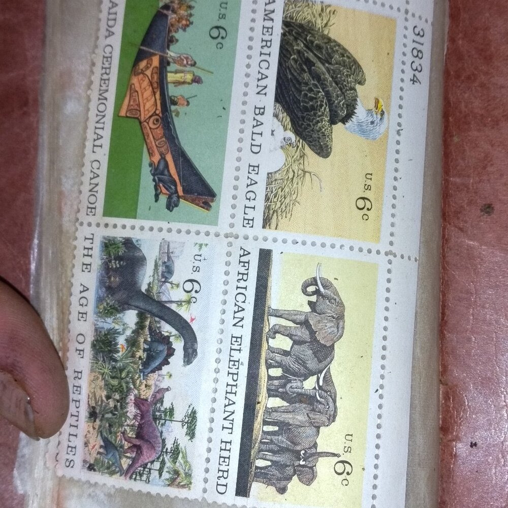 Old stamp collection